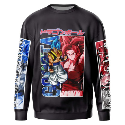 Dragon Ball Sweatshirt Gogeta Dragon Ball Fighter Sweatshirt Black Unisex