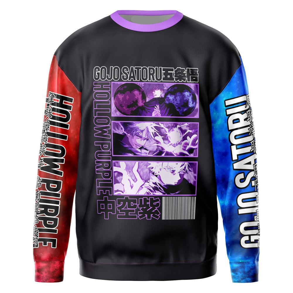 Jujutsu Kaisen Sweatshirt Gojo Satoru Hollow Purple Sweatshirt Red Blue Unisex Adults New Release