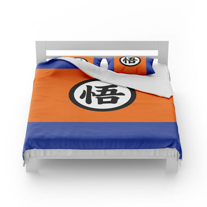 Dragon Ball Bedding Set Goku Clothes Dragon Ball Z Duvet Covers Orange Unique Gift