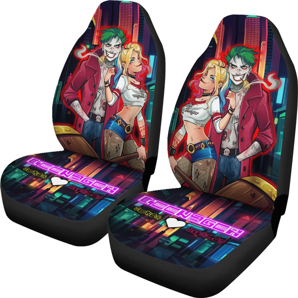 Joker Harley Quinn Car Seat Covers Teenager Joker And Harley Quinn Seat Covers