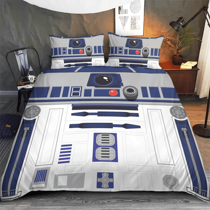 SW Bedding Set SW Machinery Modern Duvet Covers Blue White Unique Gift