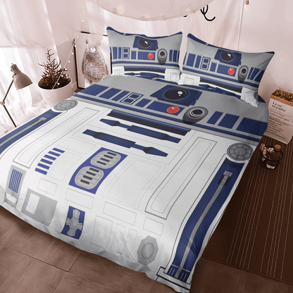 SW Bedding Set SW Machinery Modern Duvet Covers Blue White Unique Gift