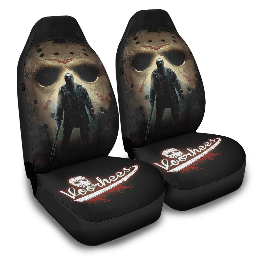 Jason Voorhees Car Seat Covers Jason Voorhees Mask Character Seat Covers