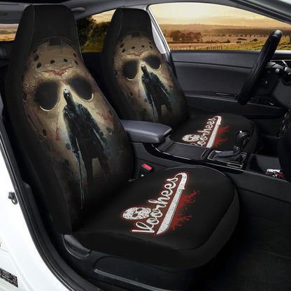 Jason Voorhees Car Seat Covers Jason Voorhees Mask Character Seat Covers