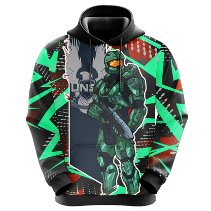 Halo Hoodie Halo Combat Evolved Masterchief Graphic Hoodie Colorful Unisex