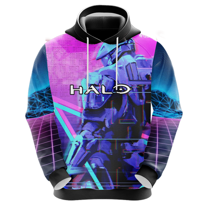 Halo Hoodie Halo Masterchief Graphic Noen Light Hoodie Colorful Unisex