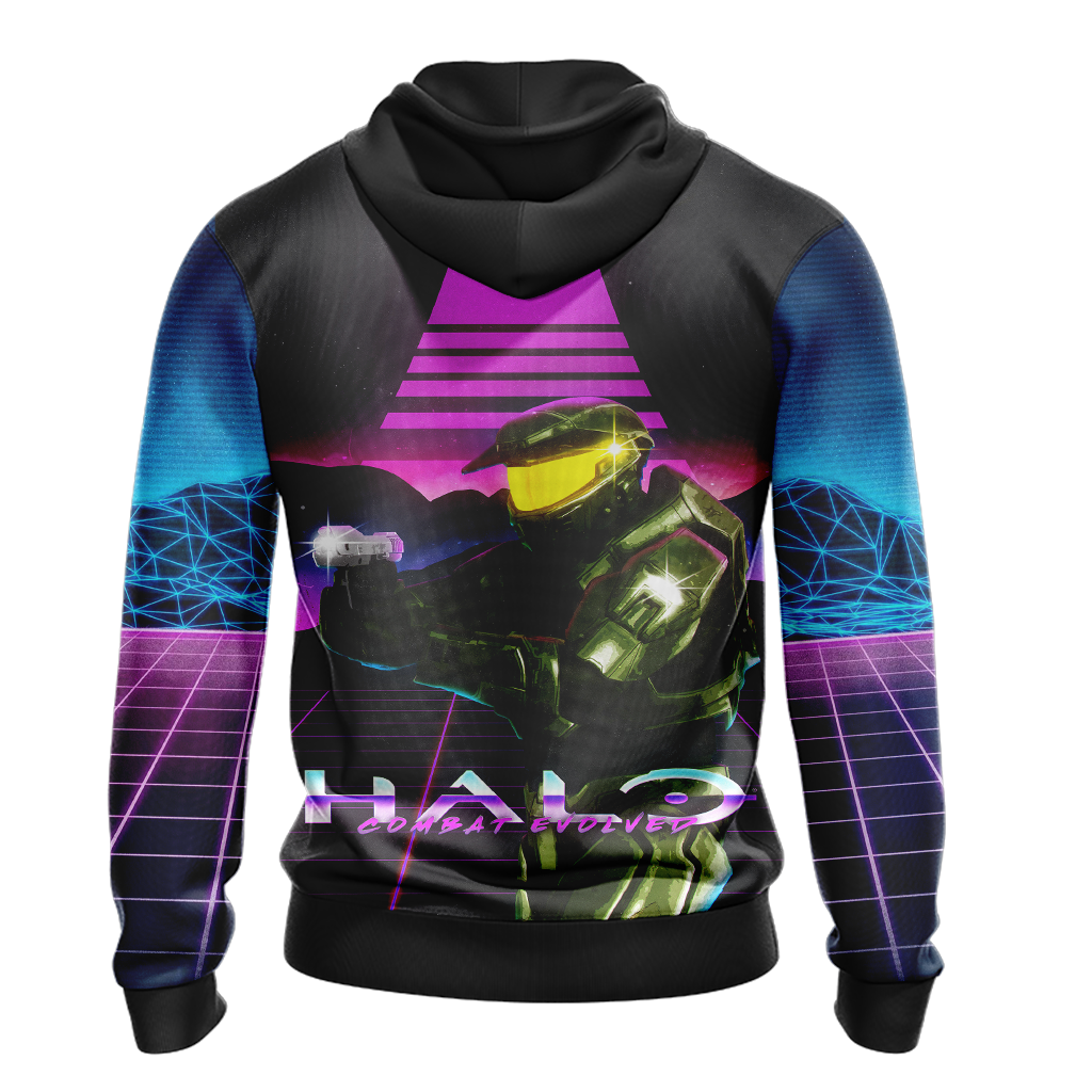 Halo Hoodie Halo Masterchief Graphic Noen Light Hoodie Colorful Unisex