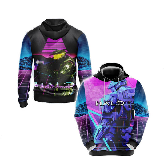 Halo Hoodie Halo Masterchief Graphic Noen Light Hoodie Colorful Unisex