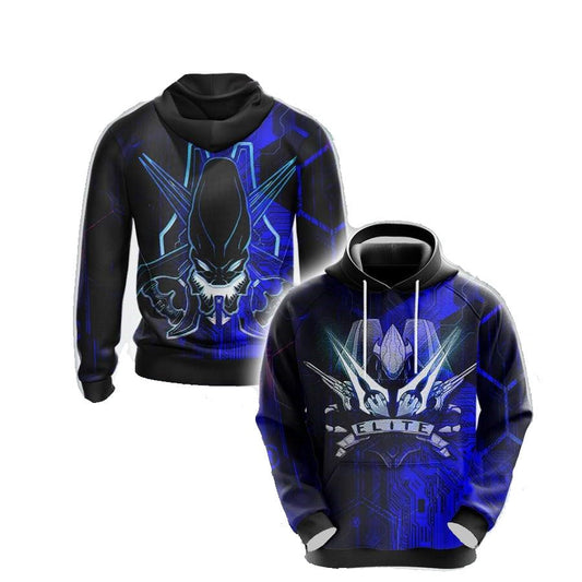 Halo Hoodie Halo Elite Energy Sword Hoodie Black Blue Unisex