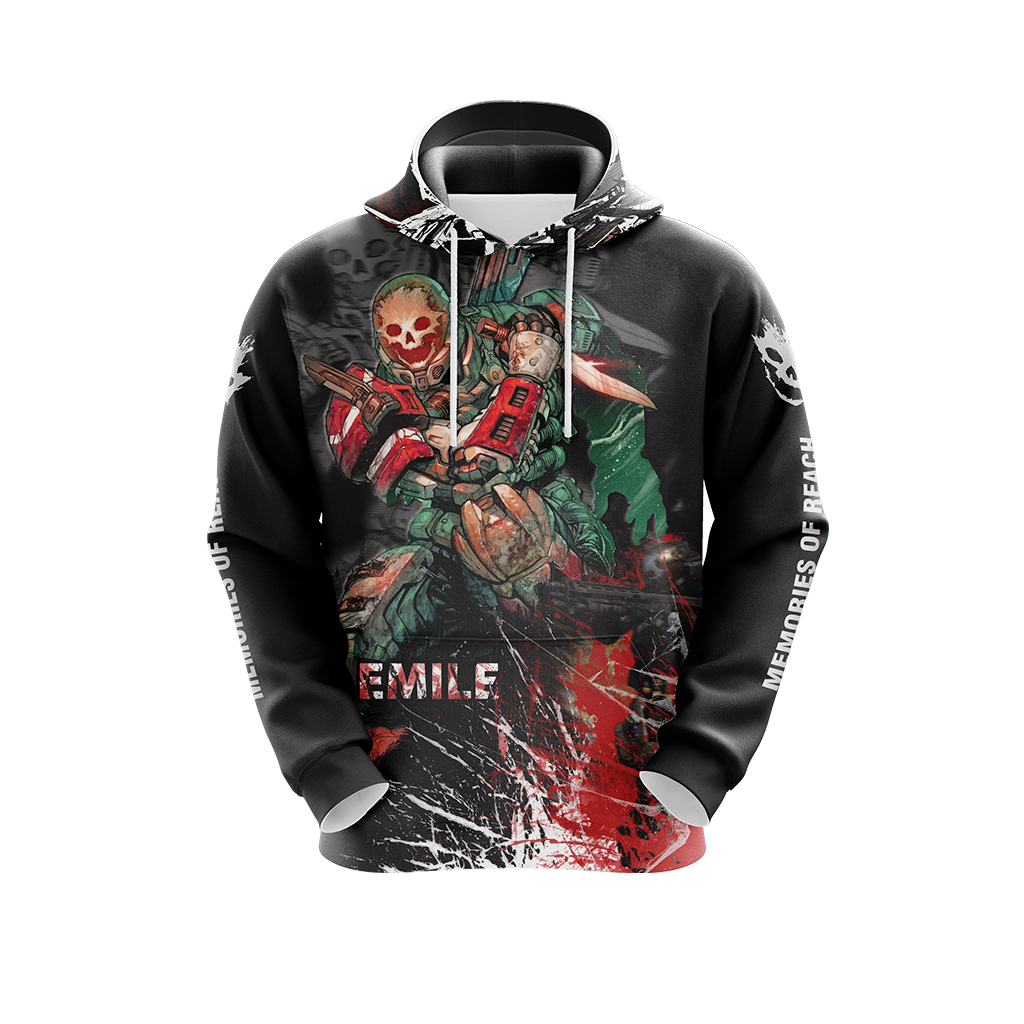 Halo Hoodie Halo Emile Memories Of Reach Hoodie Black Unisex