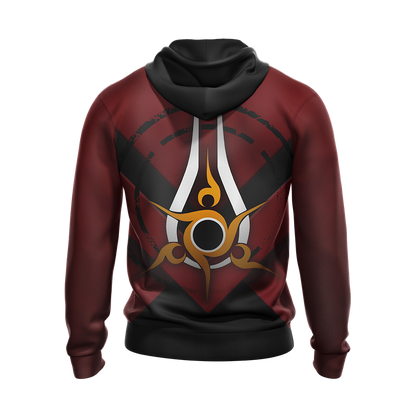 Halo Hoodie Halo Arbiter Emblem Hoodie Red Unisex