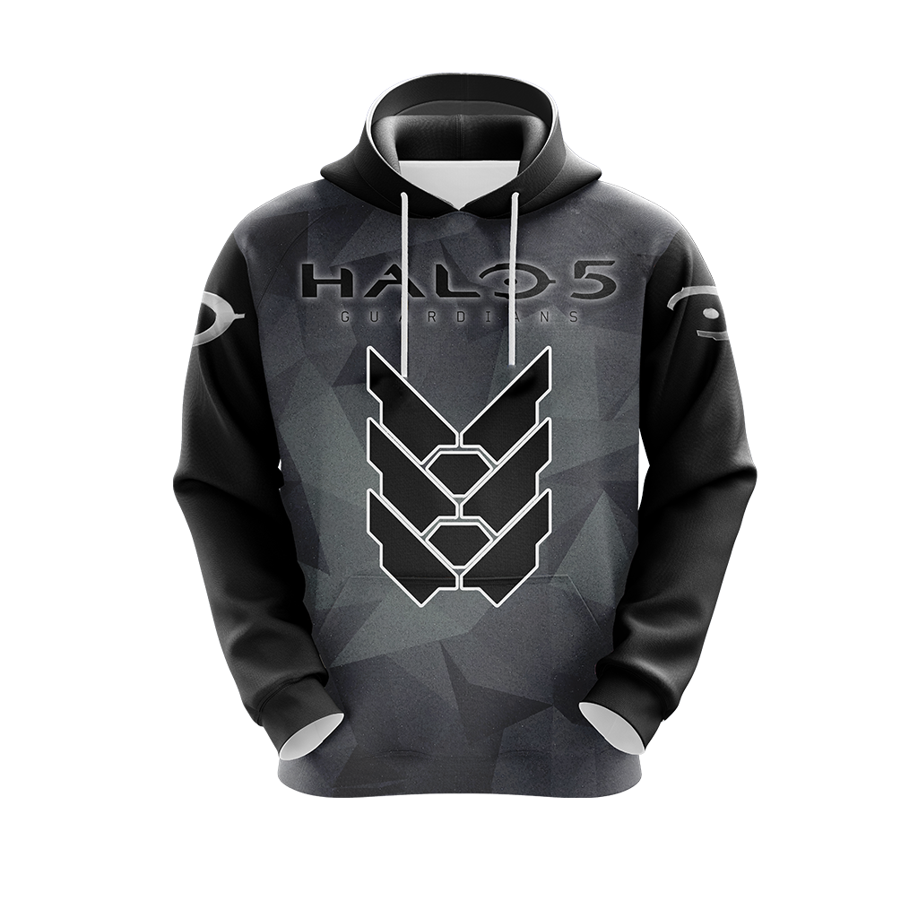 Halo Hoodie Halo 5 Guardians Symbol Hoodie Black Unisex