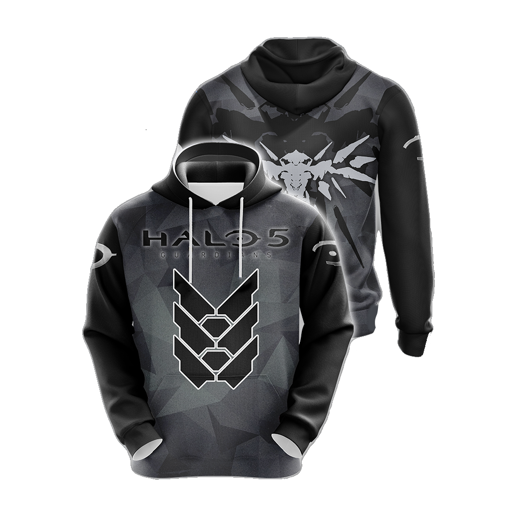 Halo Hoodie Halo 5 Guardians Symbol Hoodie Black Unisex