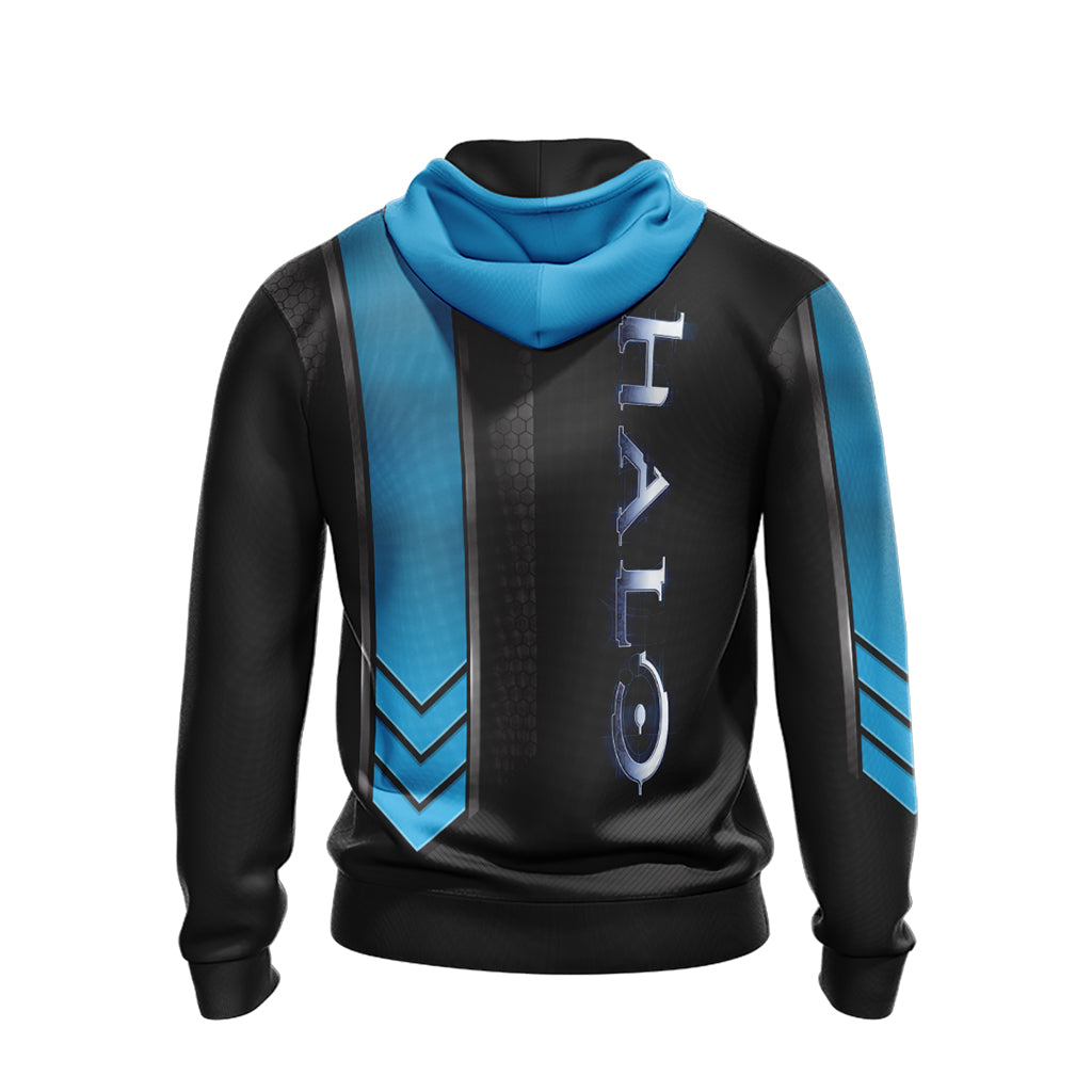 Halo Hoodie Halo Fireteam Raven Hoodie Black Blue Unisex