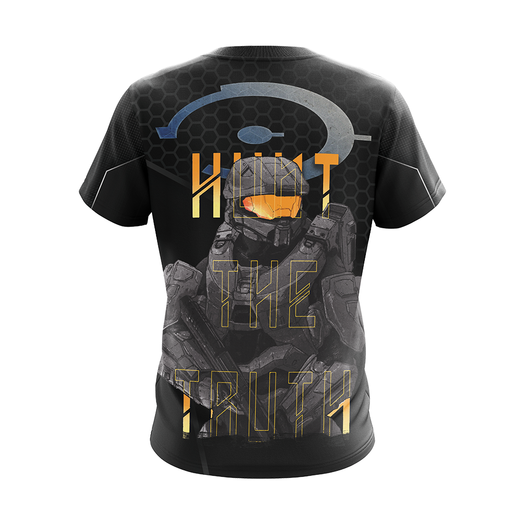 Halo T-shirt Halo Hunt The Truth T-shirt Black Unisex