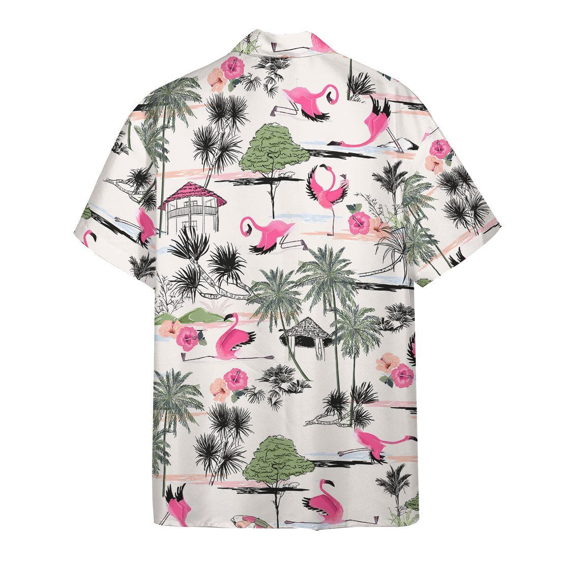 Unifinz Flamingo Hawaii Shirt Vintage Yoga Flamingo Hawaiian Shirt Flamingo Aloha Shirt 2023