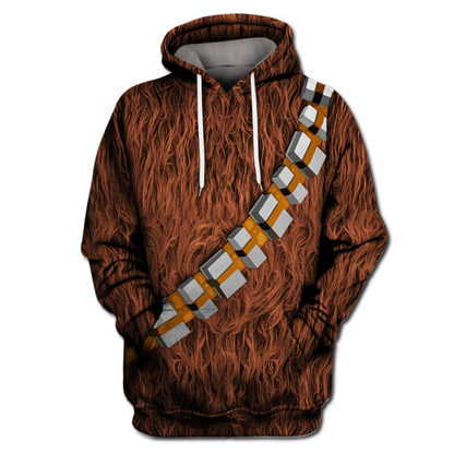 Unifinz SW T-shirt Chewbacca Limited 3D Print Costume T-shirt Amazing SW Hoodie Sweater Tank 2022