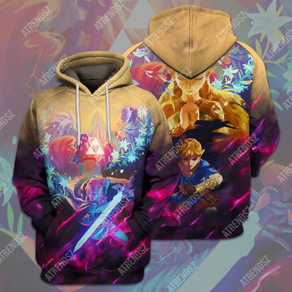 Unifinz Legend Of Zelda T-shirt Breath OF The Wild Yellow T-shirt Legend Of Zelda Hoodie Sweater Tank 2022