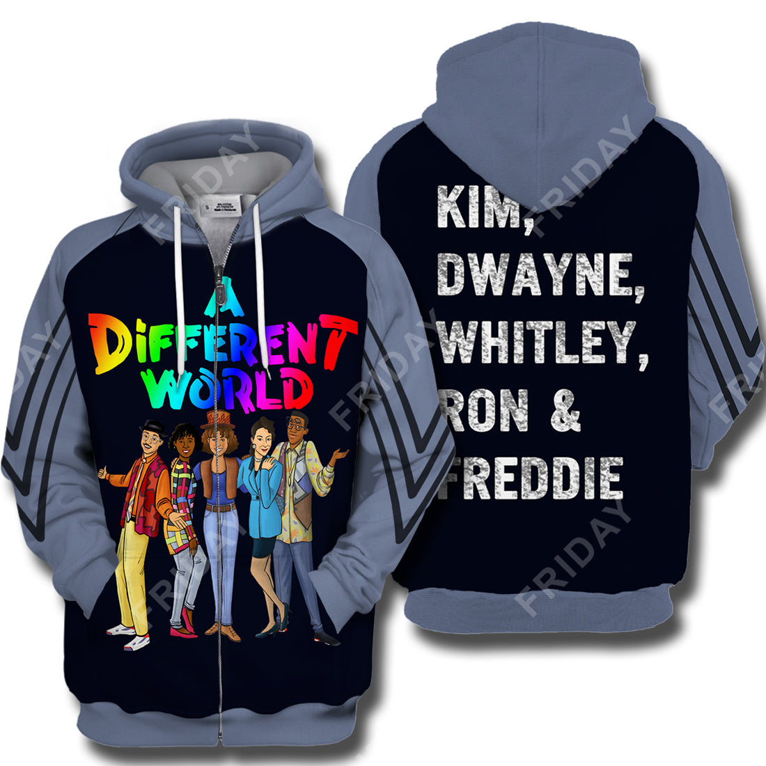 Unifinz A Different World T-shirt A Different World 3D Print T-shirt Awesome A Different World Hoodie Sweater Tank 2022