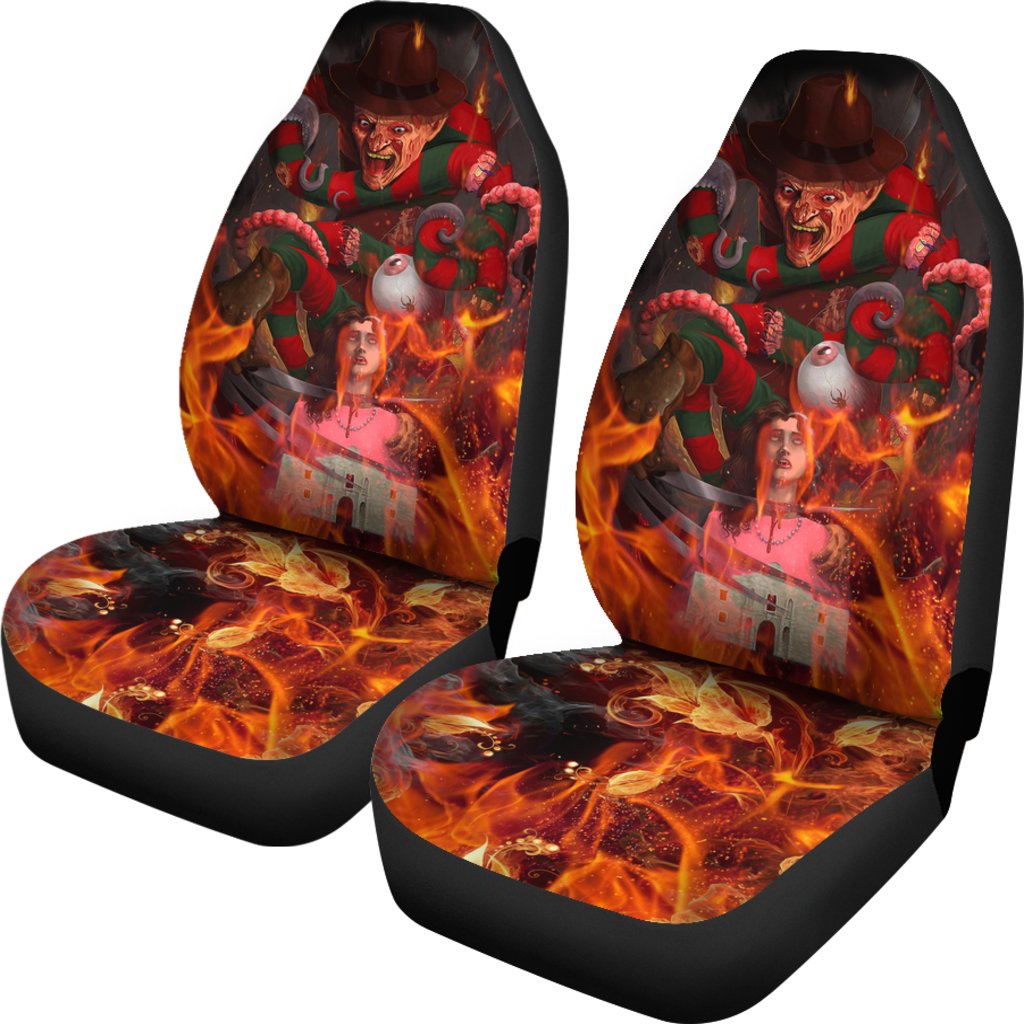 Freddy Krueger Car Seat Covers Freddy Krueger Human Organ In Fire Seat Covers