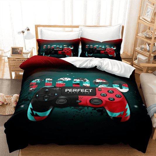 Game Bedding Set Fifa 20 Perfect Have Fun Duvet Covers Green Red Unique Gift