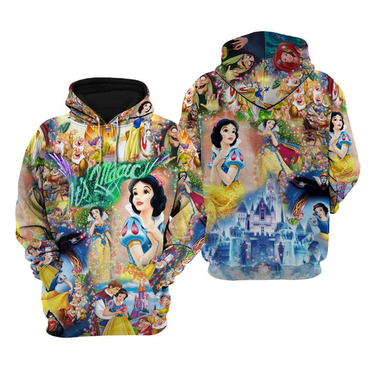 Snow White Hoodie Its Magic Snow White And The Seven Dwarfs Hoodie Colorful Unisex