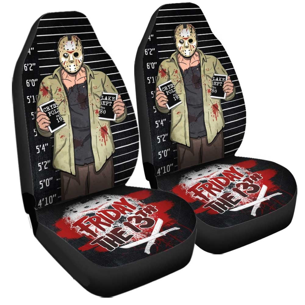 Jason Voorhees Car Seat Covers Jason Voorhees Horror Character Seat Covers