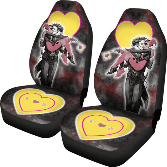 Joker Harley Quinn Car Seat Covers Joker And Harley Quinn Crazy Love Seat Covers