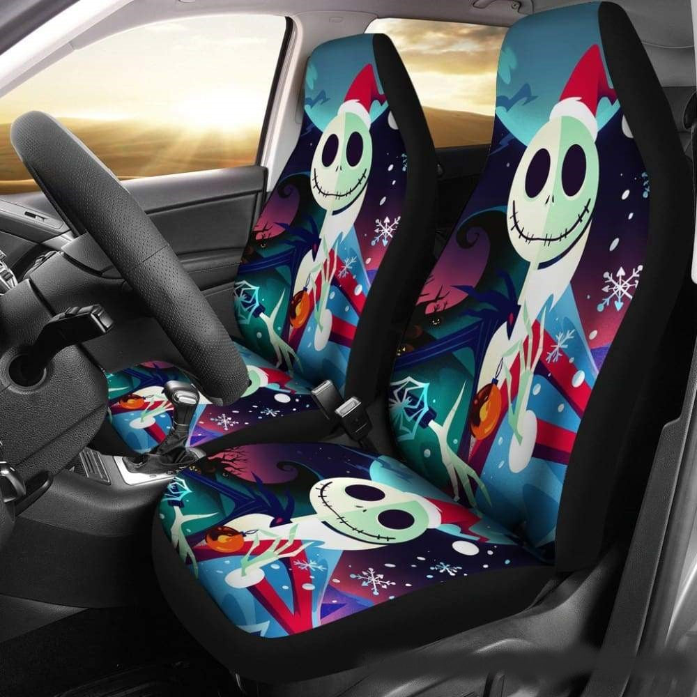 TNBC Car Seat Covers Jack Skellington As Santa Claus Seat Covers