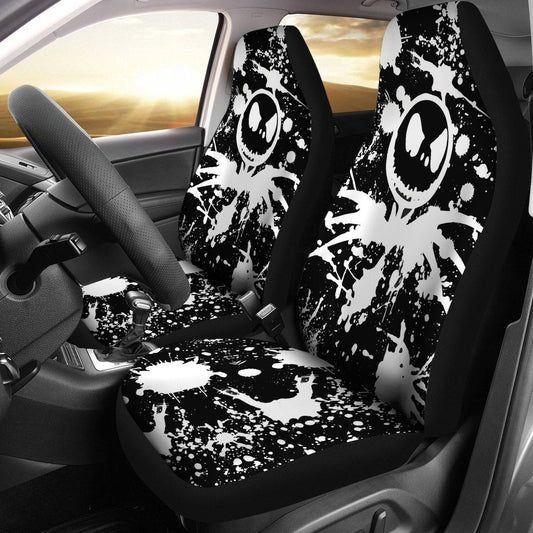 TNBC Car Seat Covers Jack Skellington Splash Paint Seat Covers