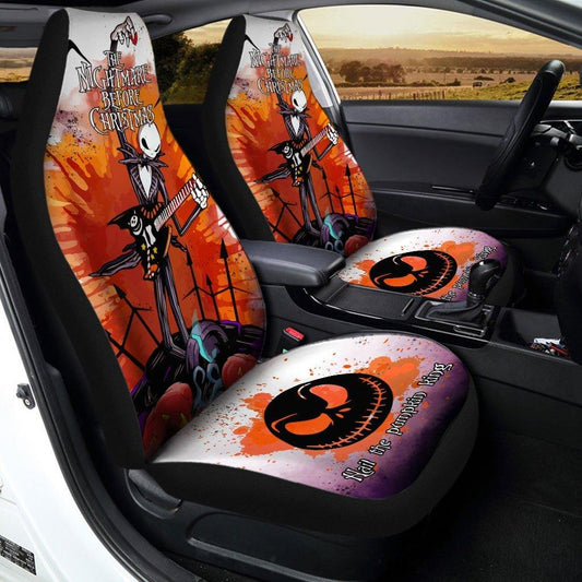 TNBC Car Seat Covers Hail The Pumpkin King Seat Covers