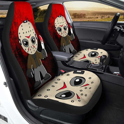 Jason Voorhees Car Seat Covers Jason Voorhees Chibi Cute Seat Covers