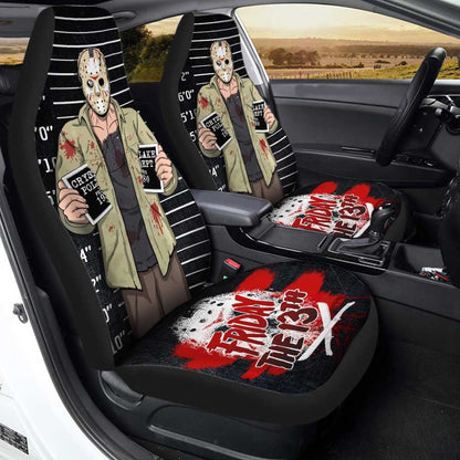 Jason Voorhees Car Seat Covers Jason Voorhees Horror Character Seat Covers