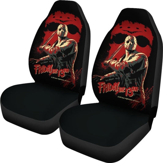 Jason Voorhees Car Seat Covers Jason Voorhees Friday The 13th Seat Covers