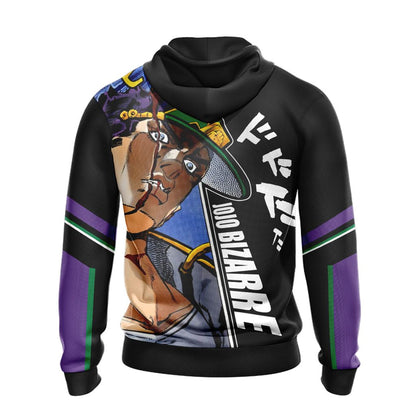 JoJos Bizarre Adventure Hoodie Jojos Bizarre Adventure Manga Style Hoodie Colorful Unisex