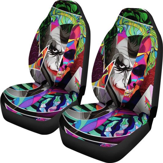 Joker Car Seat Covers Joker Villain Graphic Art Seat Covers