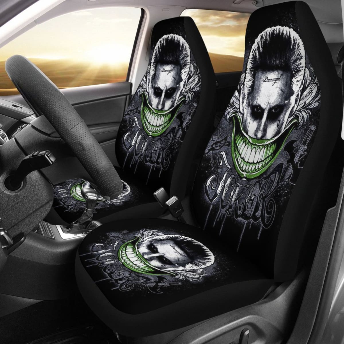 Joker Car Seat Covers Joker Smile Suicide Squad Seat Covers