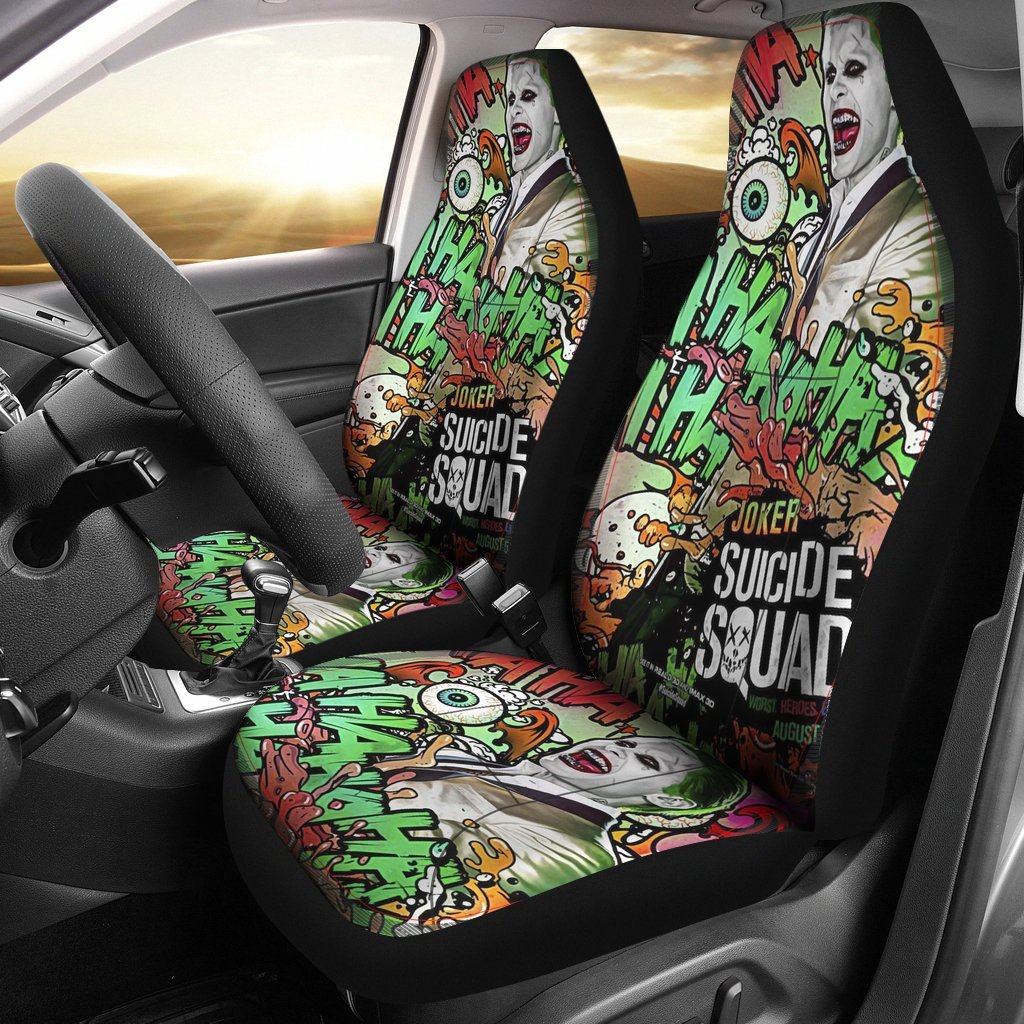 Joker Car Seat Covers Joker Villains Suicide Squad Seat Covers