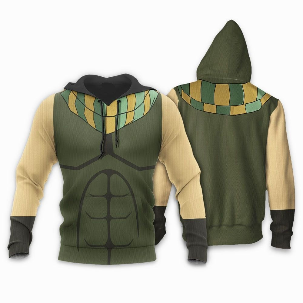 JoJo's Bizarre Adventure Hoodie Joseph Joestar Costume Hoodie Green Unisex