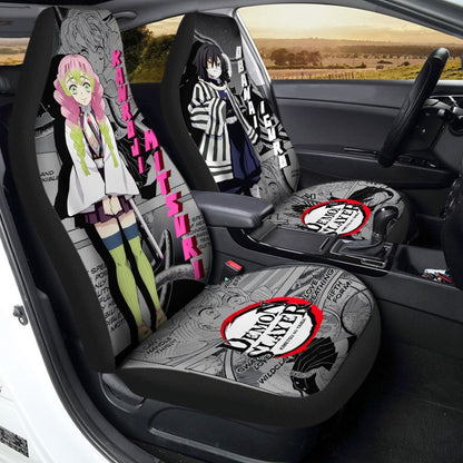 Demon Slayer Car Seat Covers Kanroji And Obanai Seat Covers