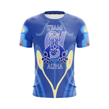 PKM T-shirt Kyogre Team Alpha Pokemon Go T-shirt Blue Unisex