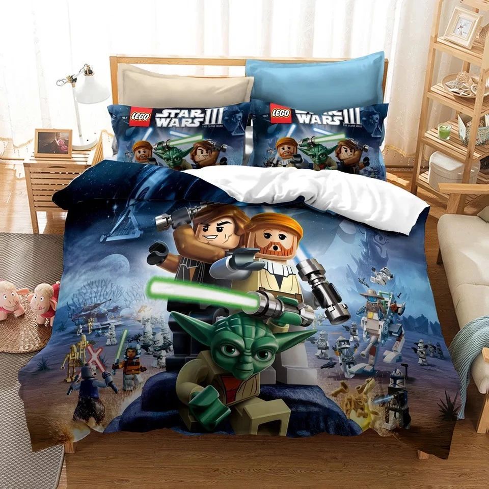 SW Bedding Set Lego Characters SW Duvet Covers Colorful Unique Gift