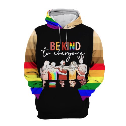 Unifinz LGBT Melanin T-shirt Be Kind To Everyone LGBT Melanin T-shirt LGBT Hoodie 2022