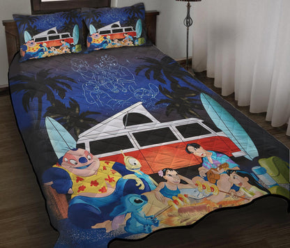 Lilo And Stitch Bedding Set Lilo And Stitch Family Camping Duvet Covers Colorful Unique Gift