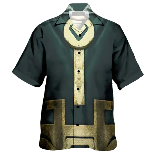 Loki Hawaii Shirt Loki Kid Graphic Costume Aloha Shirt Green Unisex