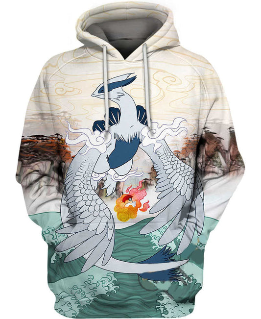 PKM Hoodie Lugia The Legendary PKM Hoodie Colorful Unisex