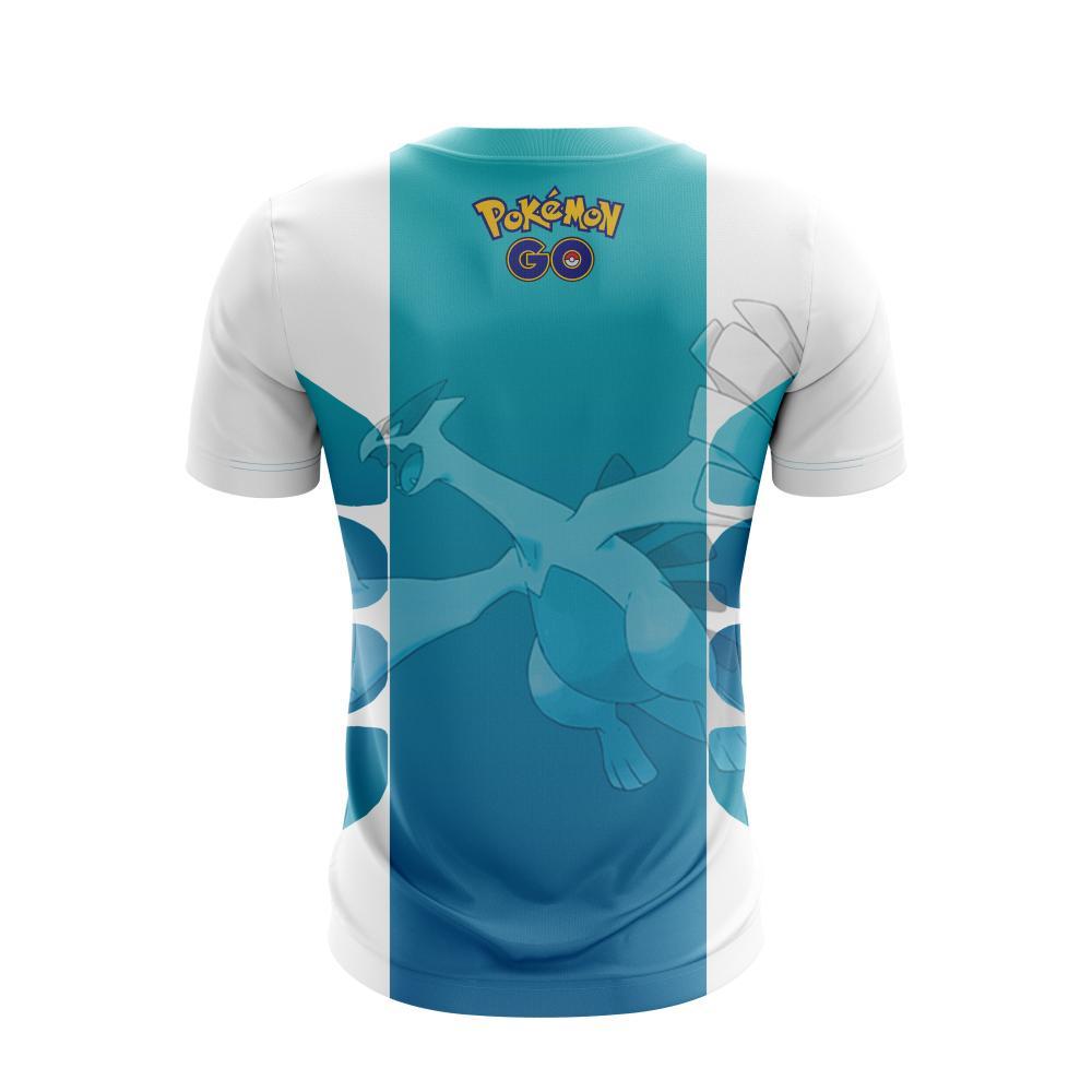 PKM T-shirt Lugia Team Harmony Pokemon Go T-shirt Blue Unisex