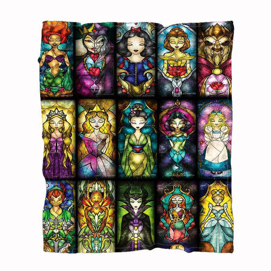 DN Blanket DN Characters Princesses And Villains Blanket