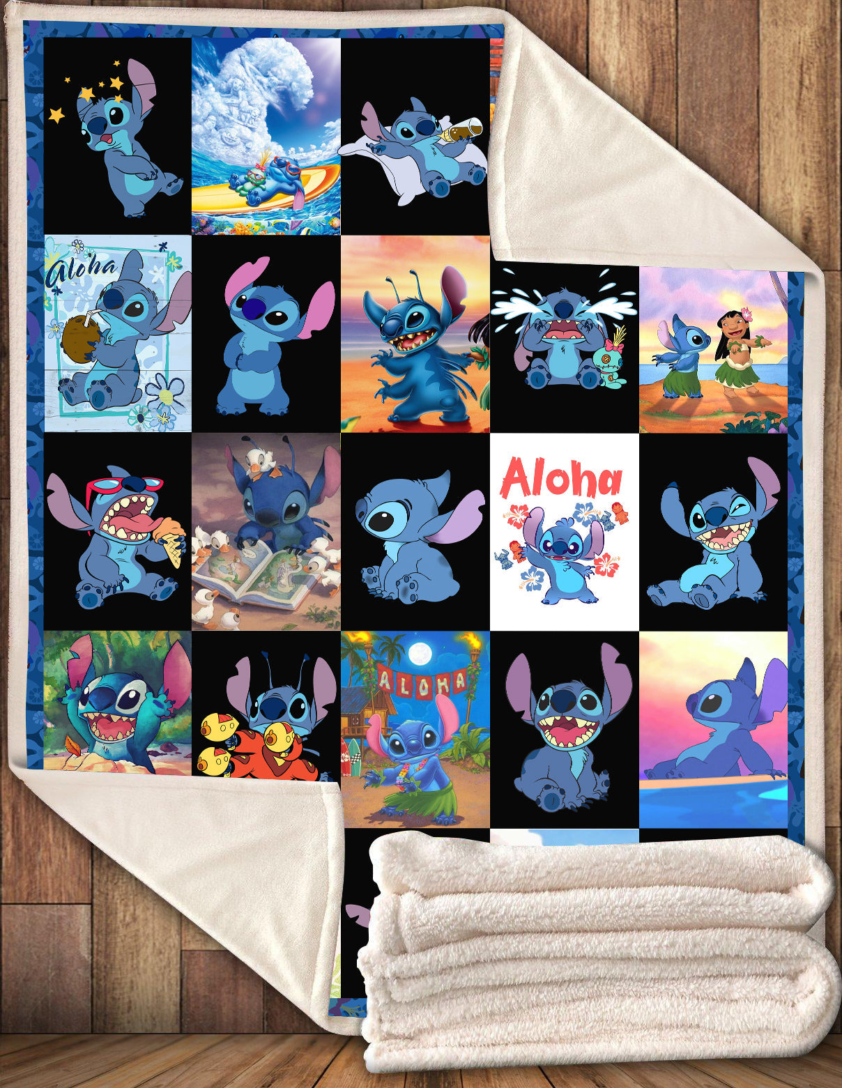 Unifinz DN Blanket Stitch Aloha Blanket Cute High Quality DN Stitch Blanket 2022