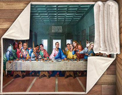 Unifinz The Office Blanket TO The Last Supper Blanket Cool High Quality 2022